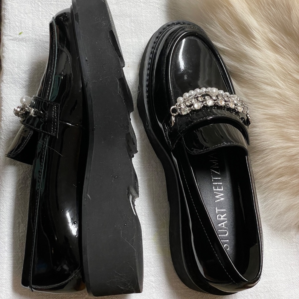 Stuart Weitzman Peardrop Loafers Us Size 5c / Eu … - image 7